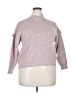 Terra & Sky 100% Recycled Polyester Pink Turtleneck Sweater Size 2X - photo 1