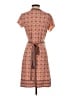 Max Studio Print Orange Casual Dress Size S (estimated) - photo 2