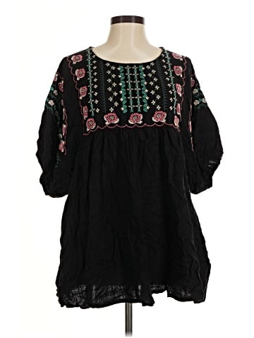 Umgee 3/4 Sleeve Blouse (view 1)