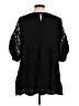 Umgee Black 3/4 Sleeve Blouse Size M - photo 2