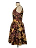 Melonie 100% Polyester Print Yellow Cocktail Dress Size 10 - photo 5