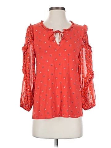 Maeve by Anthropologie 3/4 Sleeve Blouse (view 1)