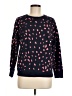 J.Crew 100% Cotton Animal Print Black Pullover Sweater Size M - photo 1