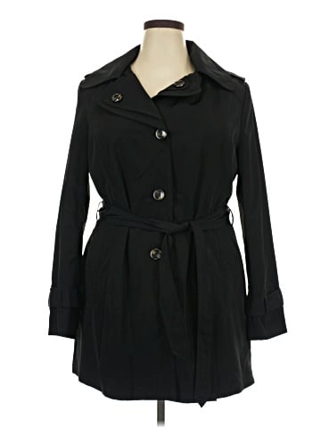 Liz Claiborne Career Trenchcoat (view 1)
