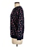 J.Crew 100% Cotton Animal Print Black Pullover Sweater Size M - photo 5