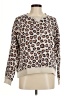 Boden Animal Print Tan Pullover Sweater Size M - photo 1