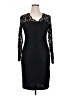 Ouges Black Cocktail Dress Size XL - photo 1
