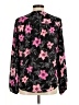 INC International Concepts 100% Polyester Black Long Sleeve Blouse Size M - photo 2