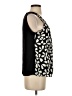 Elle 100% Rayon Black Sleeveless Blouse Size S - photo 4