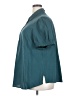 BLOOMCHIC 100% Cotton Teal Short Sleeve Blouse Size 18 - 20 - photo 5