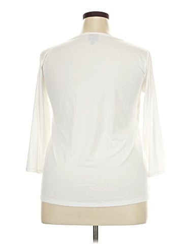 Bobeau 3/4 Sleeve T-Shirt (view 2)