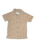Sovereign Code Tweed Tan Short Sleeve Button-Down Shirt Size 6 - photo 1