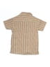 Sovereign Code Tweed Tan Short Sleeve Button-Down Shirt Size 6 - photo 2