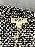 Dylan 100% Polyester Polka Dots Silver Long Sleeve Blouse Size M - photo 7