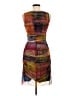 Elana Kattan 100% Polyamide Tie-dye Orange Brown Cocktail Dress Size M - photo 2