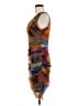 Elana Kattan 100% Polyamide Tie-dye Orange Brown Cocktail Dress Size M - photo 5