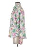 Boden Print Pink Long Sleeve Blouse Size 8R - photo 5
