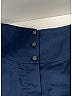 The Row 100% Cotton Solid Blue Shorts Size 6 - photo 6