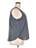 Ann Taylor LOFT 100% Polyester Gray Sleeveless Blouse Size XXL - photo 4