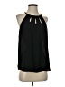 Papermoon 100% Polyester Black Sleeveless Blouse Size S - photo 1