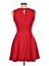 Monteau Solid Red Cocktail Dress Size L - photo 2