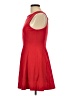 Monteau Solid Red Cocktail Dress Size L - photo 5