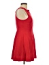 Monteau Solid Red Cocktail Dress Size L - photo 4
