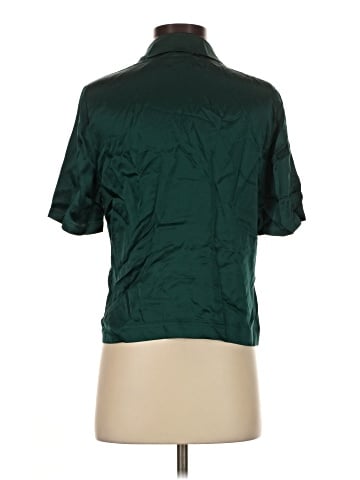 Reformation Short Sleeve Silk Top (view 2)