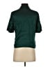 Reformation 100% Silk Green Short Sleeve Silk Top Size XS - photo 2