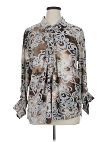 MULTIPLES 3/4 Sleeve Blouse (view 1)