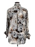 MULTIPLES Print Silver 3/4 Sleeve Blouse Size 1X - photo 2