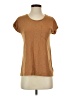 Max Studio Brown Short Sleeve T-Shirt Size XS - photo 1