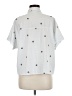 Madewell Polka Dots White Short Sleeve Button-Down Shirt Size M - photo 2