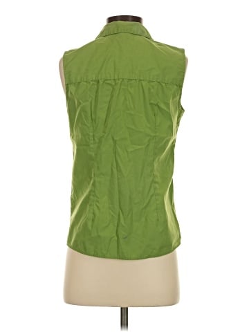 Basic Editions Sleeveless Button-Down Shirt (view 2)