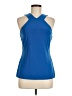 Lauren by Ralph Lauren Blue Sleeveless Blouse Size M - photo 1