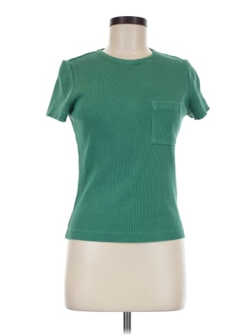 Madewell Garment-Dyed Ribbed Crewneck Pocket Tee (view 1)