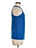 Lauren by Ralph Lauren Blue Sleeveless Blouse Size M - photo 4