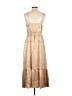 Solid & Striped 100% Acetate Tan Casual Dress Size S - photo 2