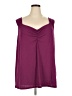 Torrid Burgundy Sleeveless Blouse Size 4X Plus (4) - photo 1
