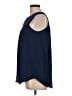 Gap 100% Polyester Blue Sleeveless Blouse Size L (tall) - photo 5