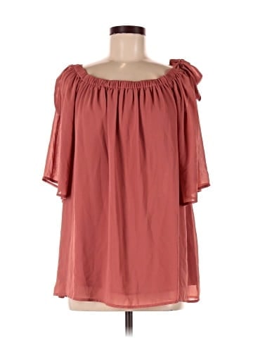 She + Sky 3/4 Sleeve Blouse (view 1)