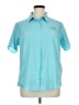 Columbia Teal Short Sleeve Blouse Size 1X - photo 1