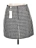 Lilly Pulitzer 100% Polyester Houndstooth Black Casual Skirt Size 14 - photo 2