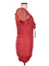Haute Monde Red Cocktail Dress Size L - photo 4