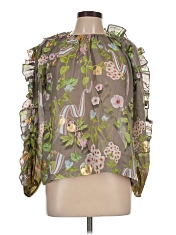 Cynthia Rowley 3/4 Sleeve Blouse (view 1)