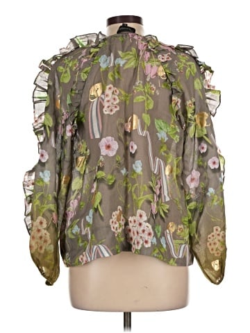 Cynthia Rowley 3/4 Sleeve Blouse (view 2)