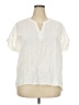 Matty M Ivory Short Sleeve Blouse Size XXL - photo 1