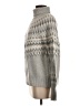 Vineyard Vines Chevron-herringbone Gray Turtleneck Sweater Size S - photo 5