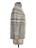 Vineyard Vines Chevron-herringbone Gray Turtleneck Sweater Size S - photo 4