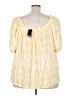 Torrid Yellow Short Sleeve Blouse Size 4X Plus (4) - photo 2